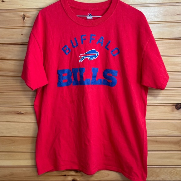 Majestic Other - Majestic Buffalo Bills Red T-Shirt Large